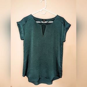 Express Small Green Polyester Top